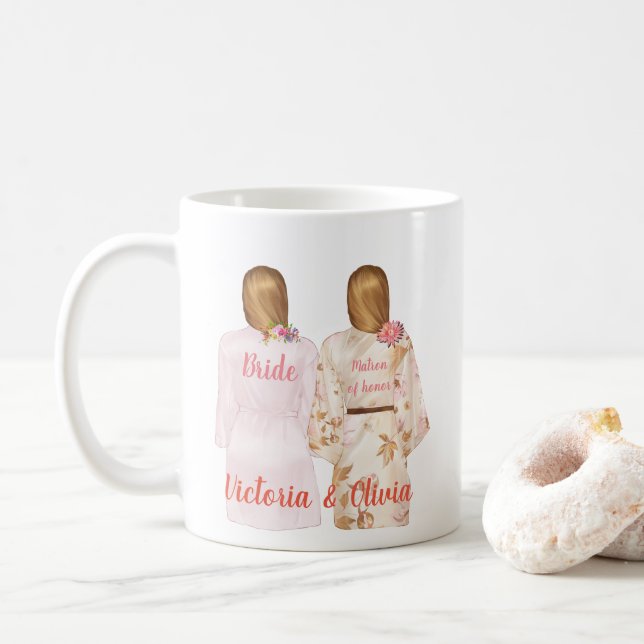 Serez-vous mon chef d'honneur Mug ? (Avec donut)