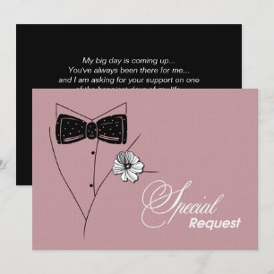 Serez-vous mon Groomsman ? Cartes d'invitation