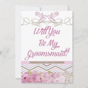 Serez-Vous Mon Invitation Groomsmaid
