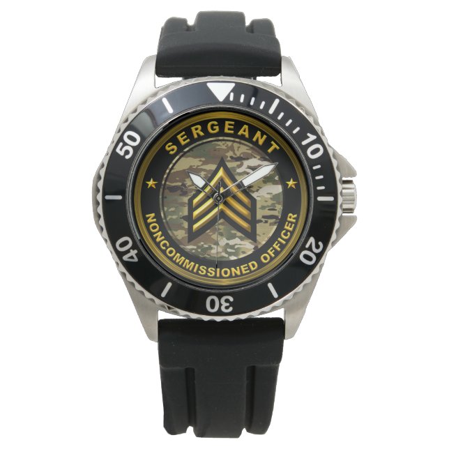 Sergeant Army Noncommissioned Officer Watch (Front)
