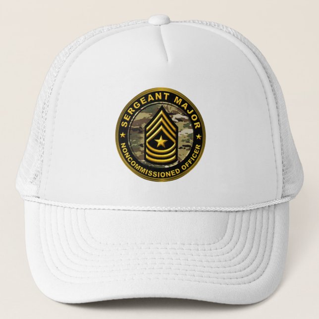 Sergeant Major  Trucker Hat (Front)
