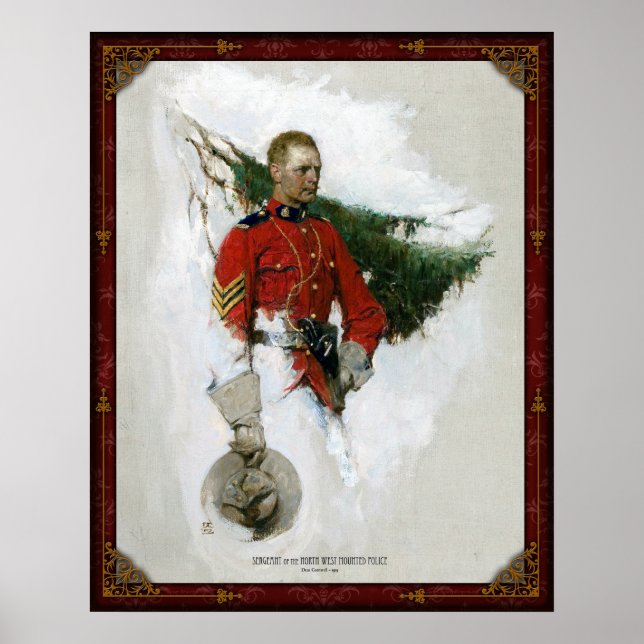 Sergeant of the North West Mounted Police - 1919 Poster (Front)