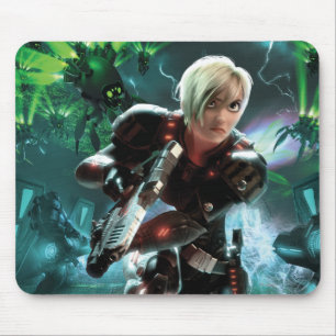 Sergeant Tammy Calhoun Running Mouse Pad