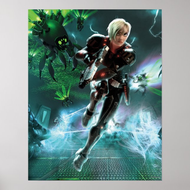 Sergeant Tammy Calhoun Running Poster (Front)