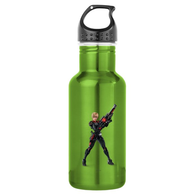 Sergeant Tammy Calhoun with Guh 532 Ml Water Bottle (Front)