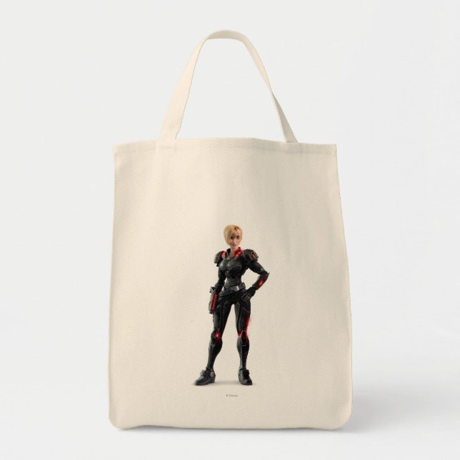 Sergeant Tammy Calhoun with Hand on Hip Tote Bag (Front)