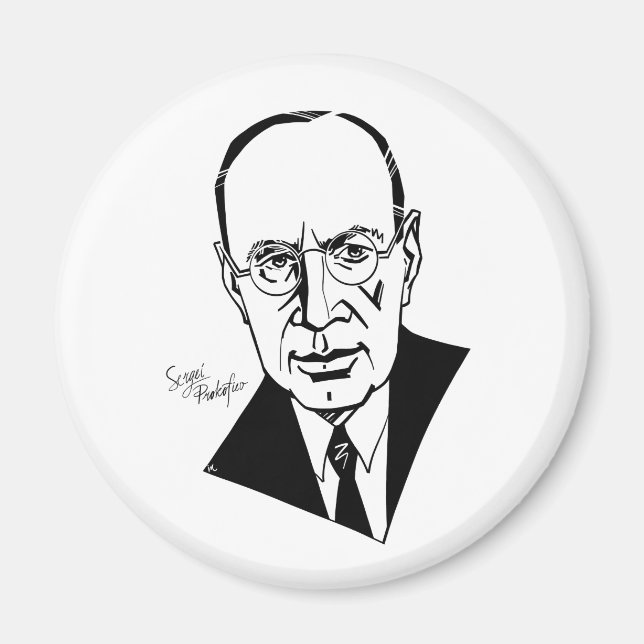 Sergei Prokofiev Magnet (Front)