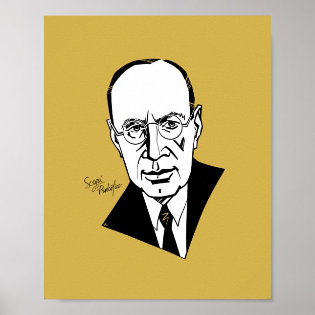 Sergei Prokofiev Poster (Front)