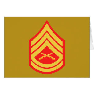 Sergent d'artillerie d'usmc GySgt E-7