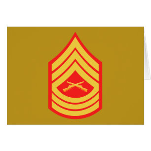 Sergent maître E-8 d'usmc MSgt