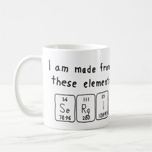 Sergi periodic table name mug