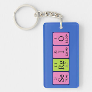 Sergio periodic table name keyring
