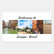 Sergipe Brazil souvenir sticker