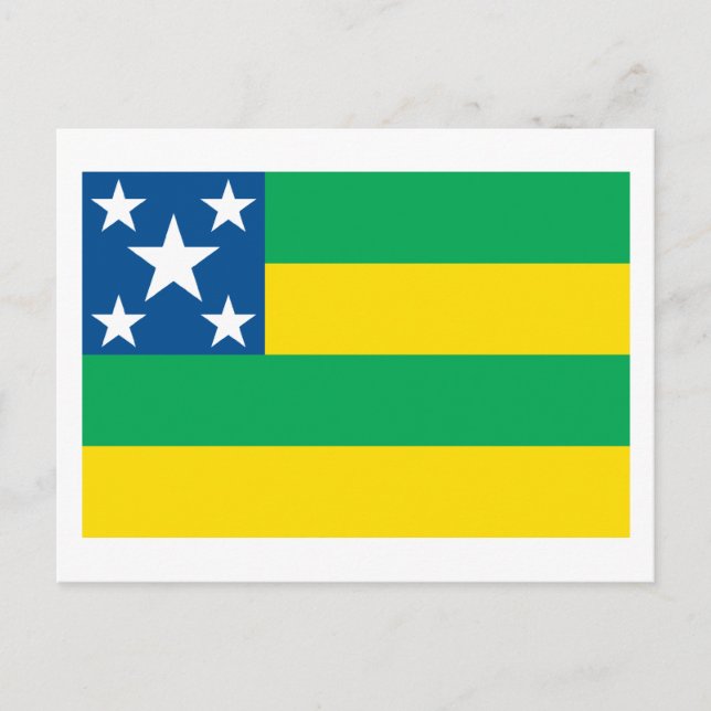 Sergipe Flag Postcard (Front)