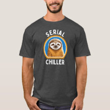 Serial Chiller: Happy and Smiling Sloth Design