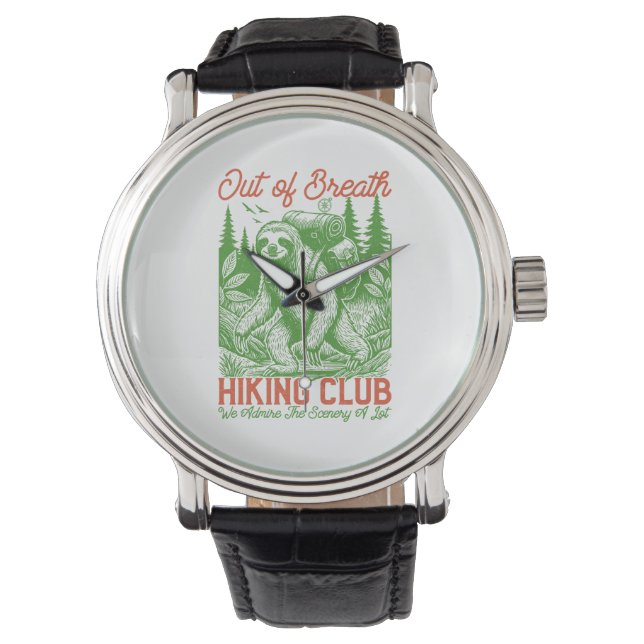 Serial Chiller Sloth Hanging from Branch Watch (Front)