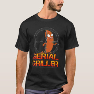 Serial Griller, Barbecue, Father's Day, Barbecue, T-Shirt