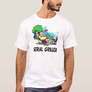 Serial Griller BBQ Fanatic T-Shirt