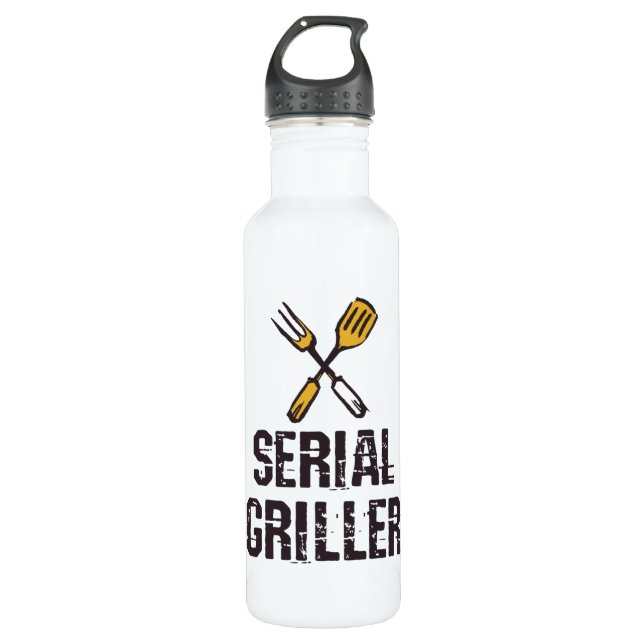 Serial griller Grill BBQ master Grill cutlery 710 Ml Water Bottle (Front)