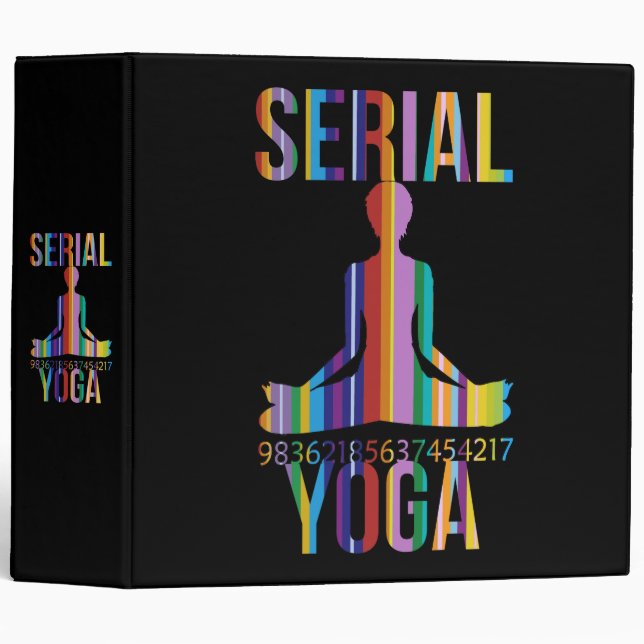 serial yoga - binder (Front/Spine)