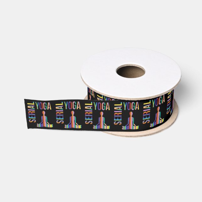 serial yoga (corner) - ribbon grosgrain ribbon (Spool)