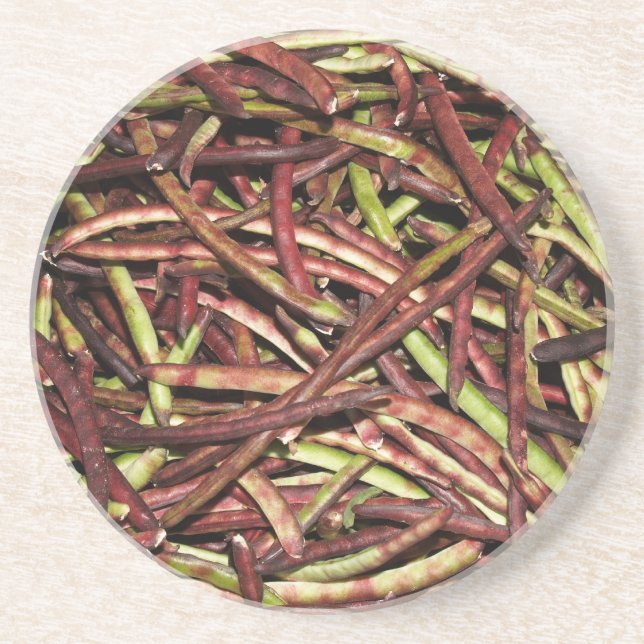 Série agricole — Dessous de verre de pois non déco (Devant)