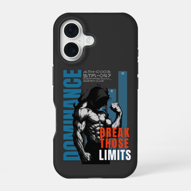 série "ATH-CODE" iPhone 16 coque (Verso)