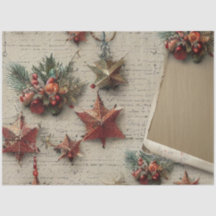 Série de conception de Noël Ole #10 Papier de soie
