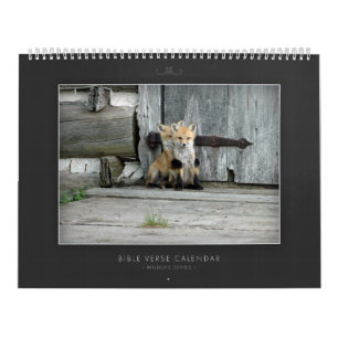 Série de faune de calendrier de vers de bible