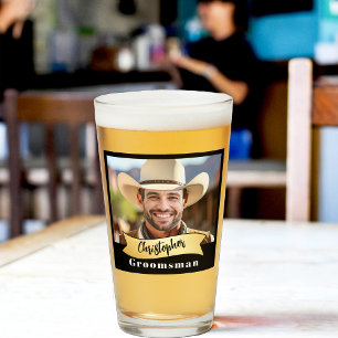 Série de Verre à Pint pour Garçons d'Honneur : La