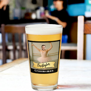 Série de verres à bière pour garçons d'honneur : L