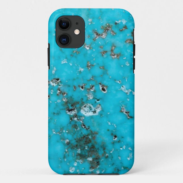 Série Gemstone - coque iphone Coque Turquoise (Dos)