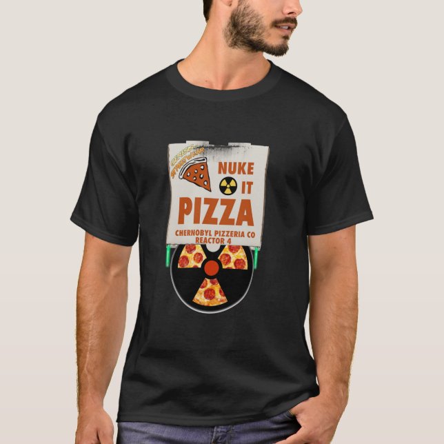 Série Genesis - Logo Nuke-It Pizza T-shirt (Devant)