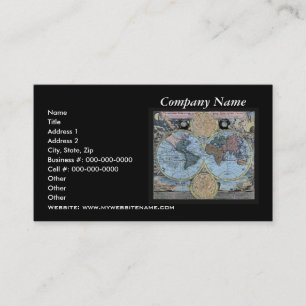 SÉRIE GLOBALE DE CARTE DE VISITE DE CADRE