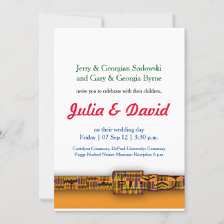 Série Kente Invitations 2.