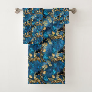 Série Leopard Bleu et Or Conception 6
