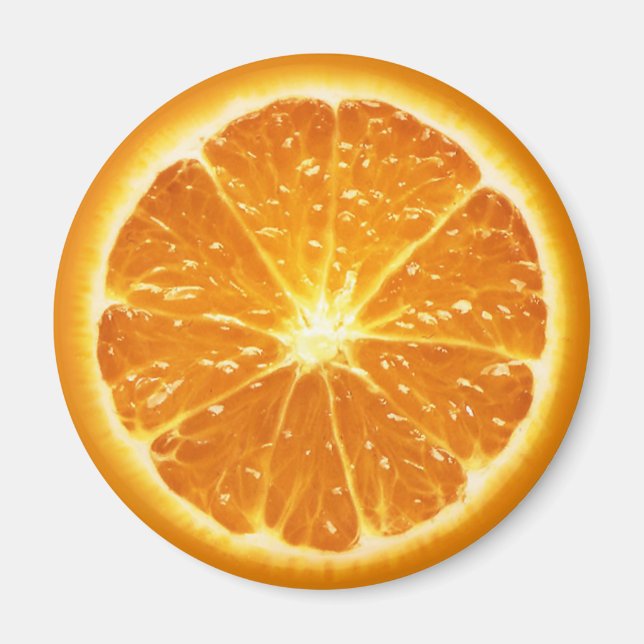 Série Magnet de fruits - Orange (Devant)