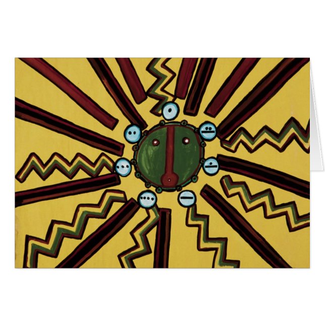 Série rêveuse : Carte d'Ahau (Devant horizontal)