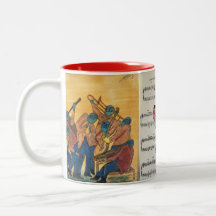 Série rouge jazz combo tasse à café