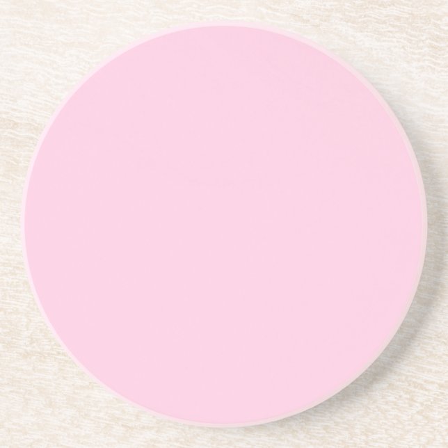 Série solide : dessous de verre rose (Devant)