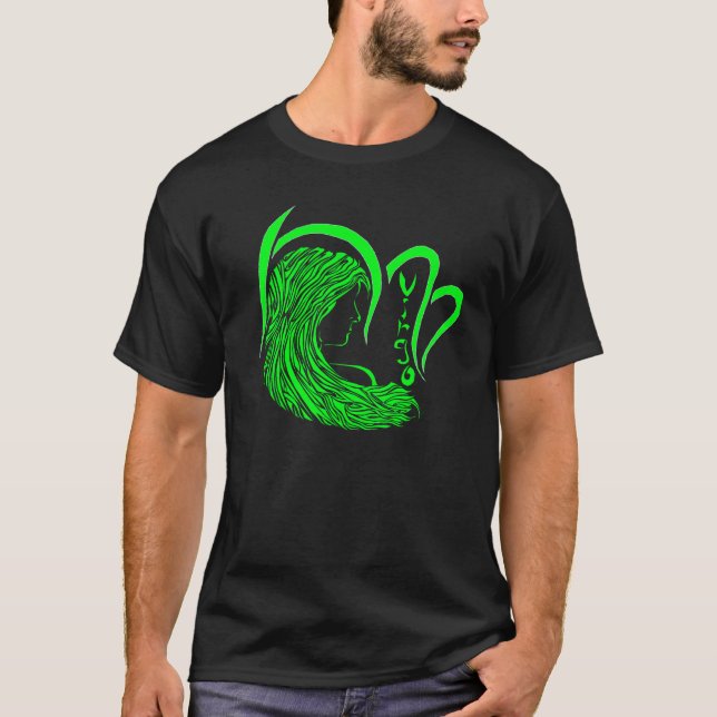 Series 1 Virgo Green T-Shirt (Front)