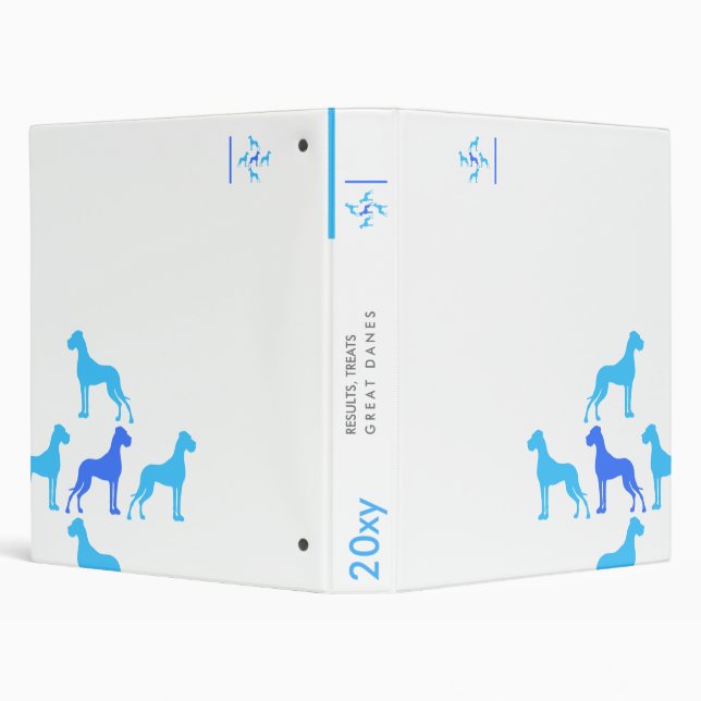 Series: Great Dane Office lightblue Binder (Background)