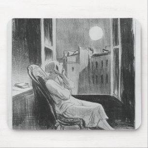 Series 'Les Bas-Bleus', O Moon Mouse Pad