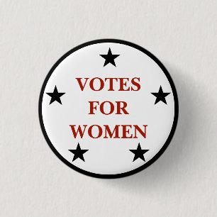 series of 8 collectable suffragette 1 inch round button