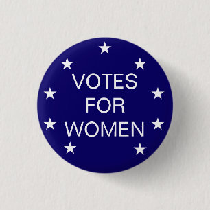 series of 8 commemorative suffrage button