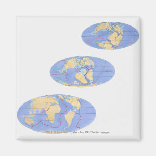 Series of Illustrations of Earth Magnet
