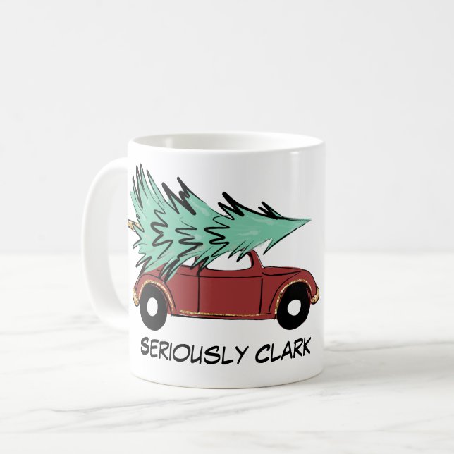 Sérieusement tasse de café de Clark (Devant gauche)