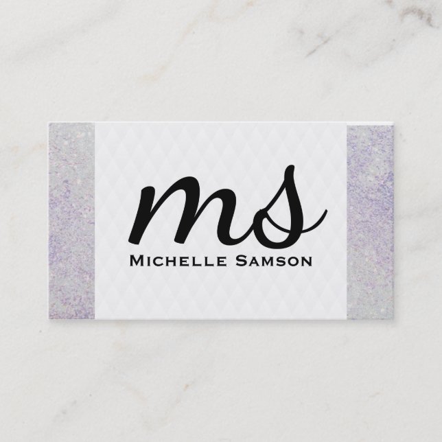 Serif | Monogram Business Card (Front)