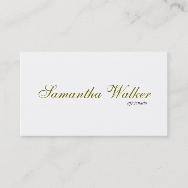 Serif Type 2 Business Card (Front)