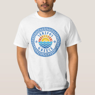 Serifos Island, Greece - Sunshine And Sea T-Shirt
